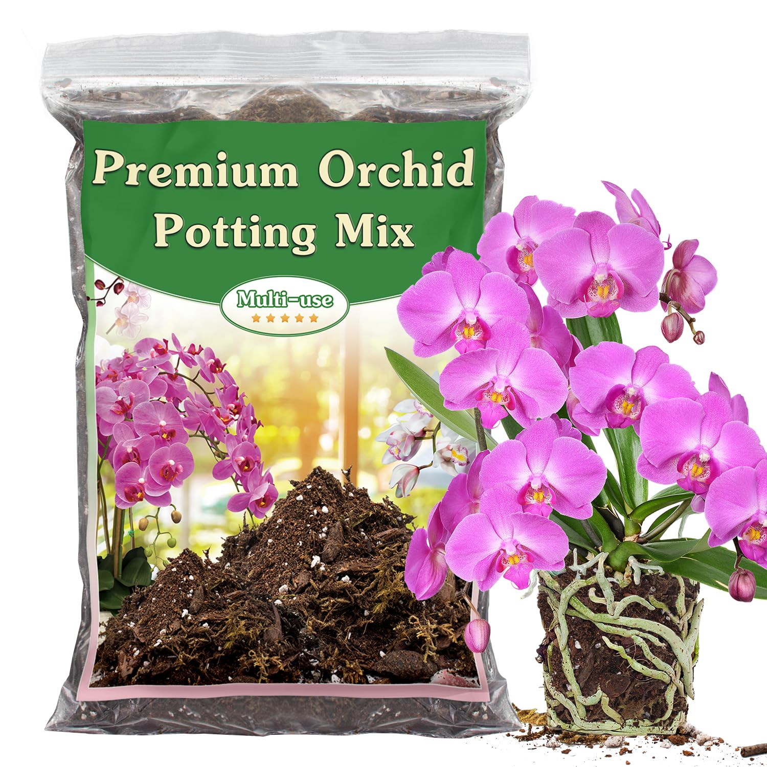 Ready-to-Use Premium Orchid Mix for Cymbidiums